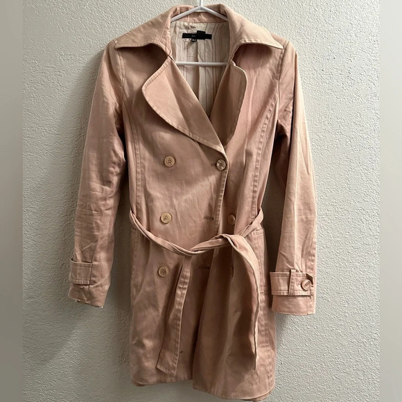 SPRING PRICE DROP! Zara basics trench coat size M - Picture 1 of 7